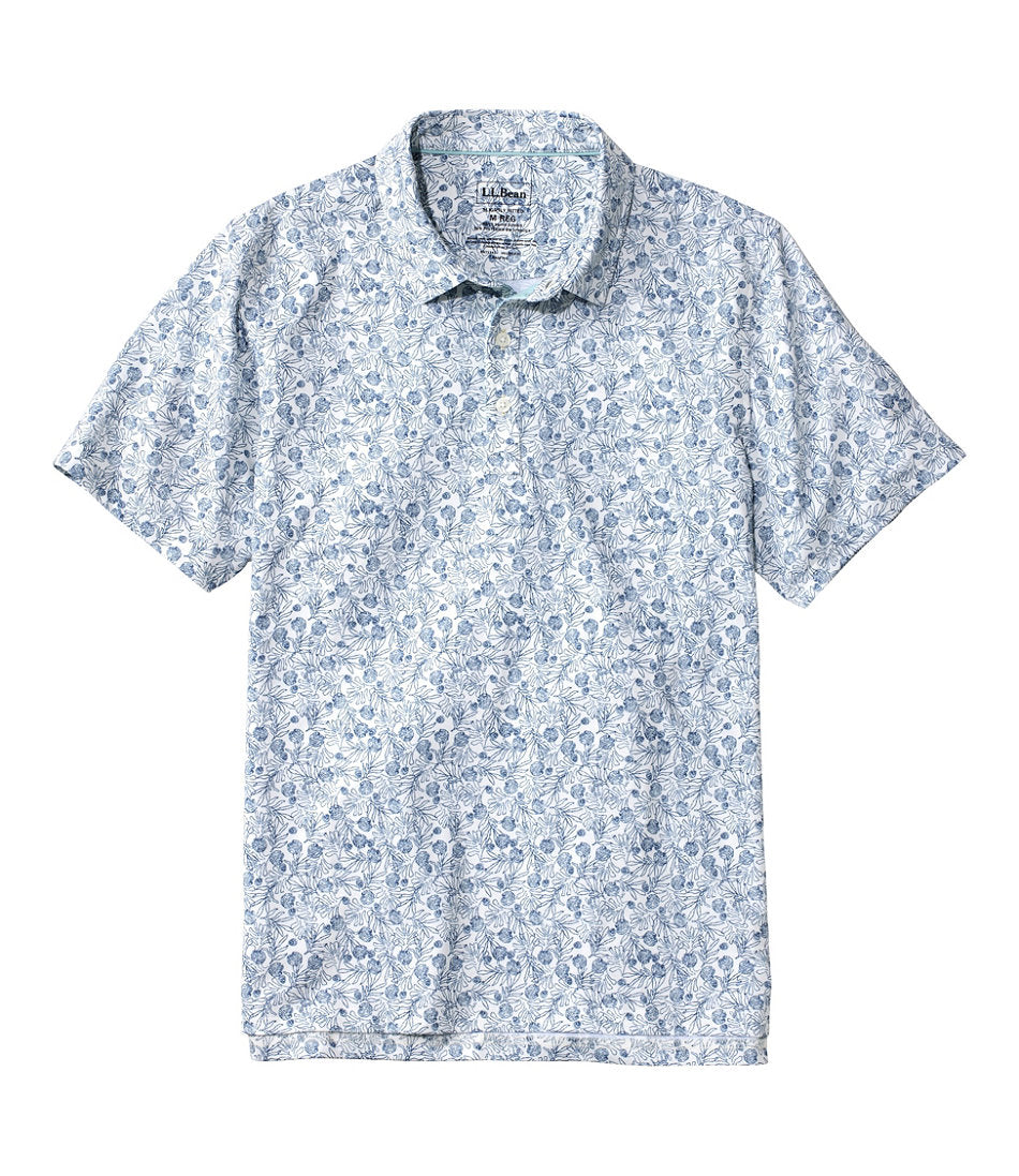 Men's Comfort Stretch Performance® Party Polo, Slightly Fitted, Short-Sleeve, Print | L.L.Bean for sale