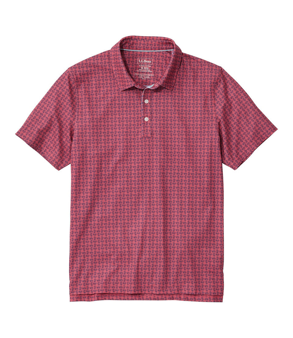 Men's Comfort Stretch Performance® Party Polo, Slightly Fitted, Short-Sleeve, Print | L.L.Bean for sale