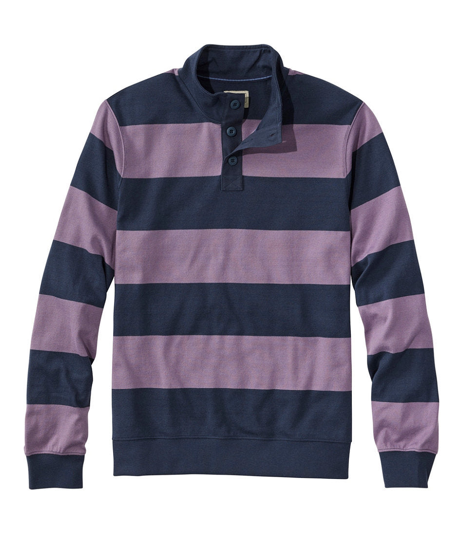 Men's Bean's Vintage Soft Rugby, Mockneck, Stripe | L.L.Bean on sale