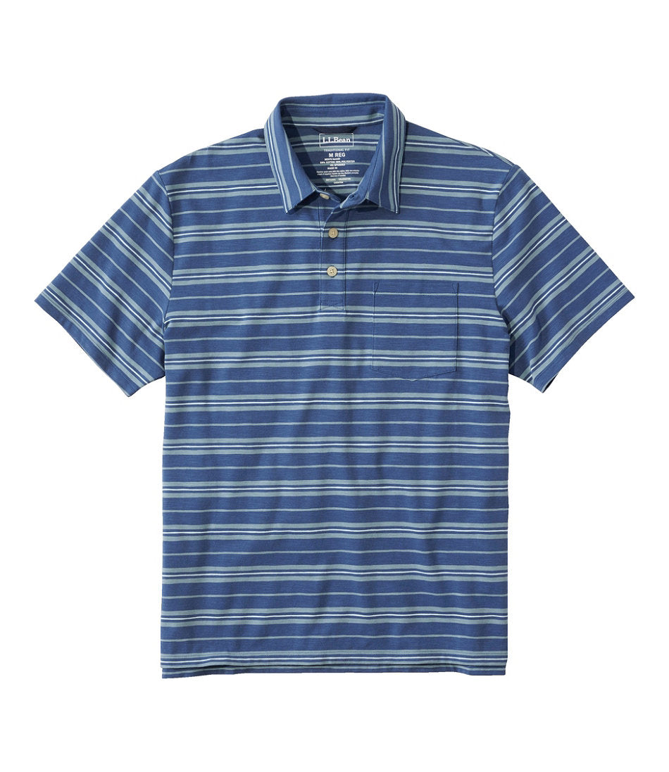 Men's Lakewashed Performance Polo, Short-Sleeve, Stripe | L.L.Bean online