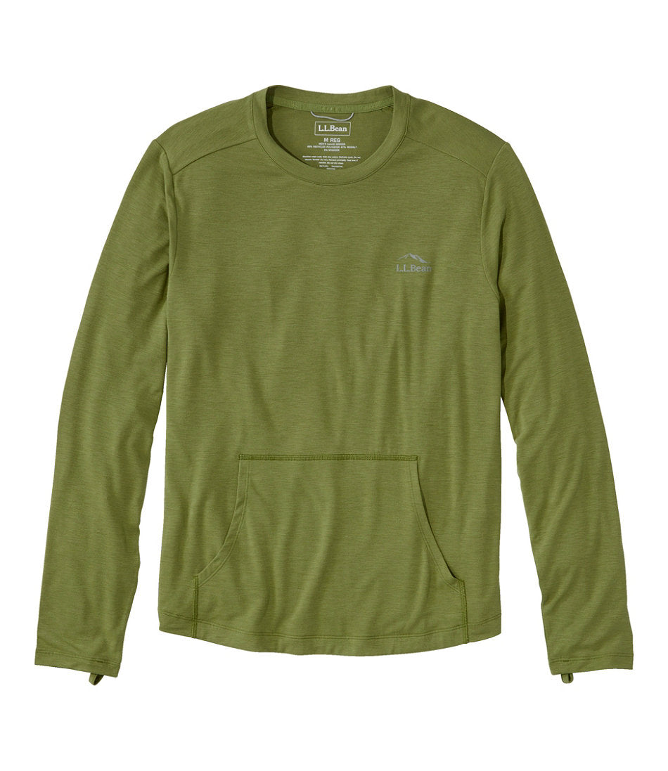 Men's Tropicwear Comfort Crew, Long-Sleeve | L.L.Bean outlet