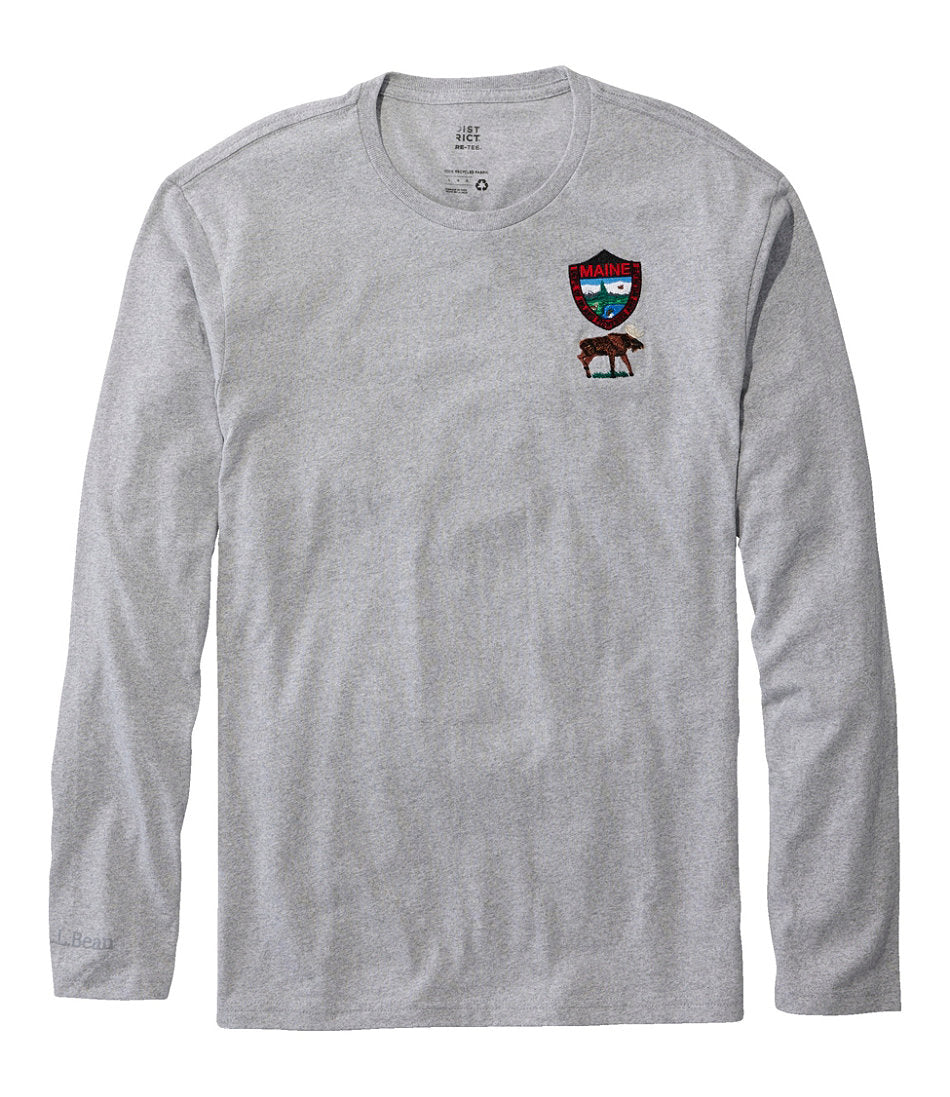 Men's MIF&W Tee, Long-Sleeve Moose | L.L.Bean online
