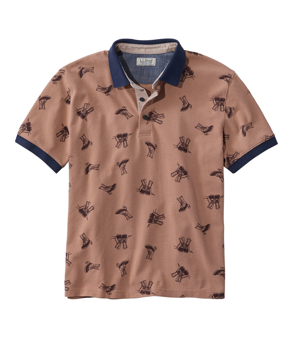 Men's Casco Bay Rugged Polo, Short-Sleeve, Print | L.L.Bean sale