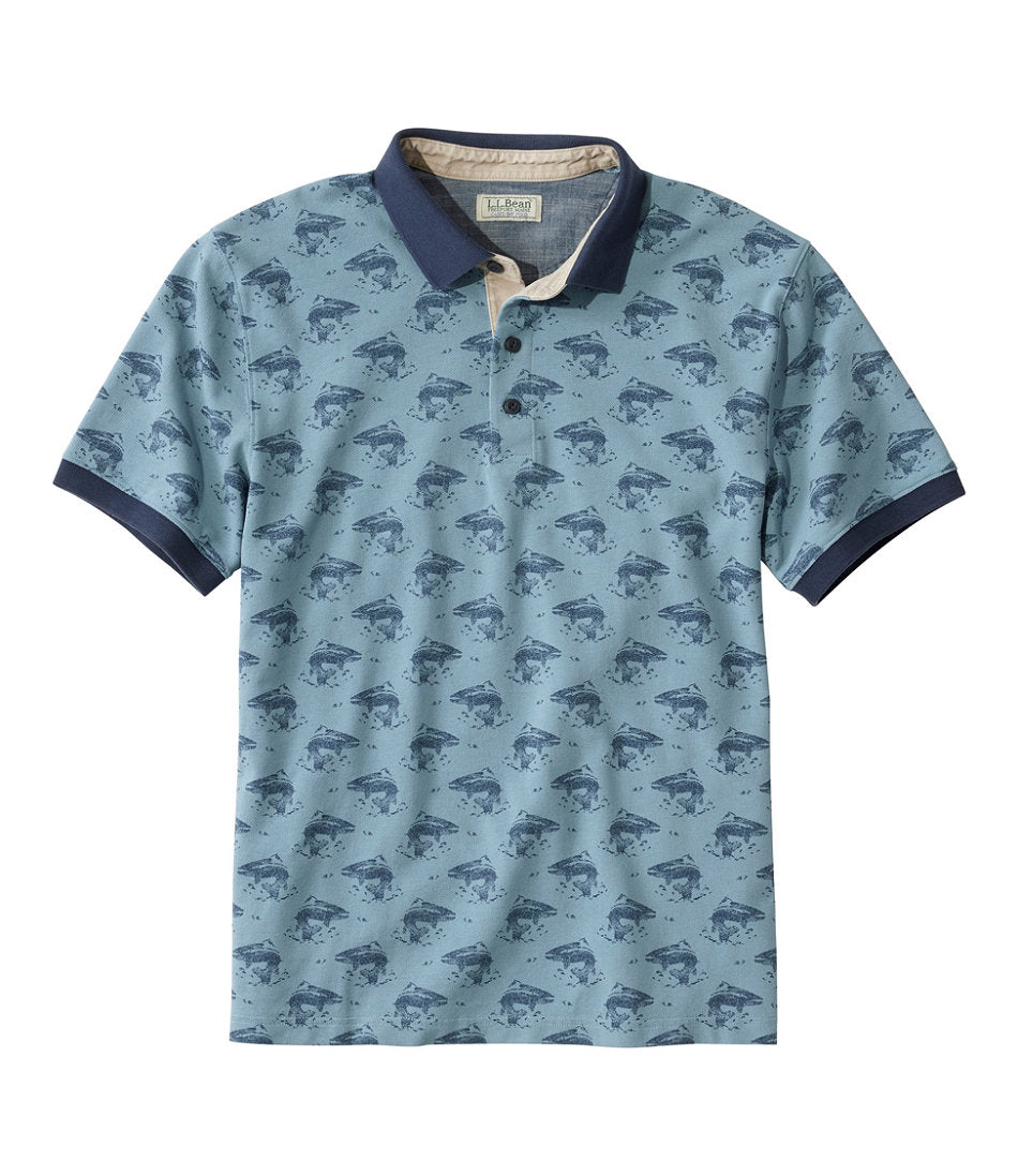 Men's Casco Bay Rugged Polo, Short-Sleeve, Print | L.L.Bean sale