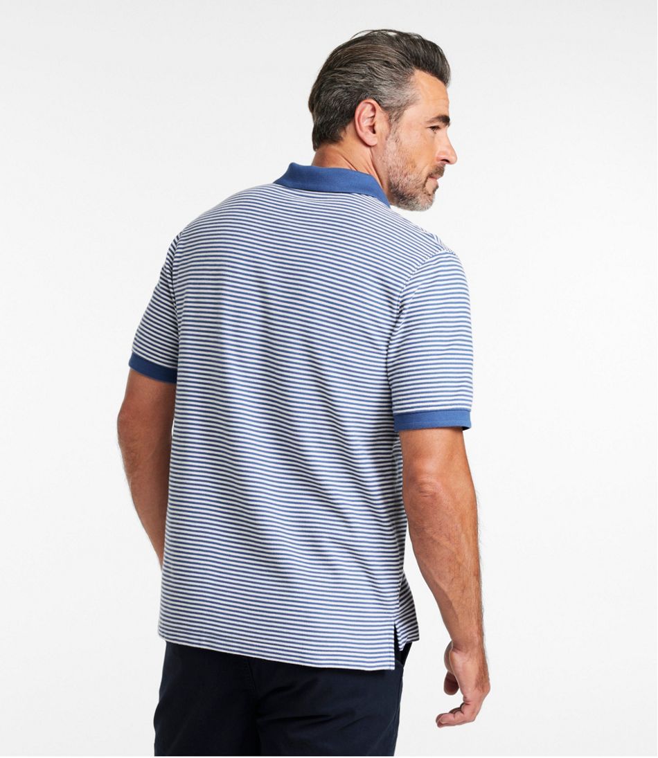 Men's Premium Double L® Polo, Banded Short-Sleeve Without Pocket Stripe | L.L.Bean on sale
