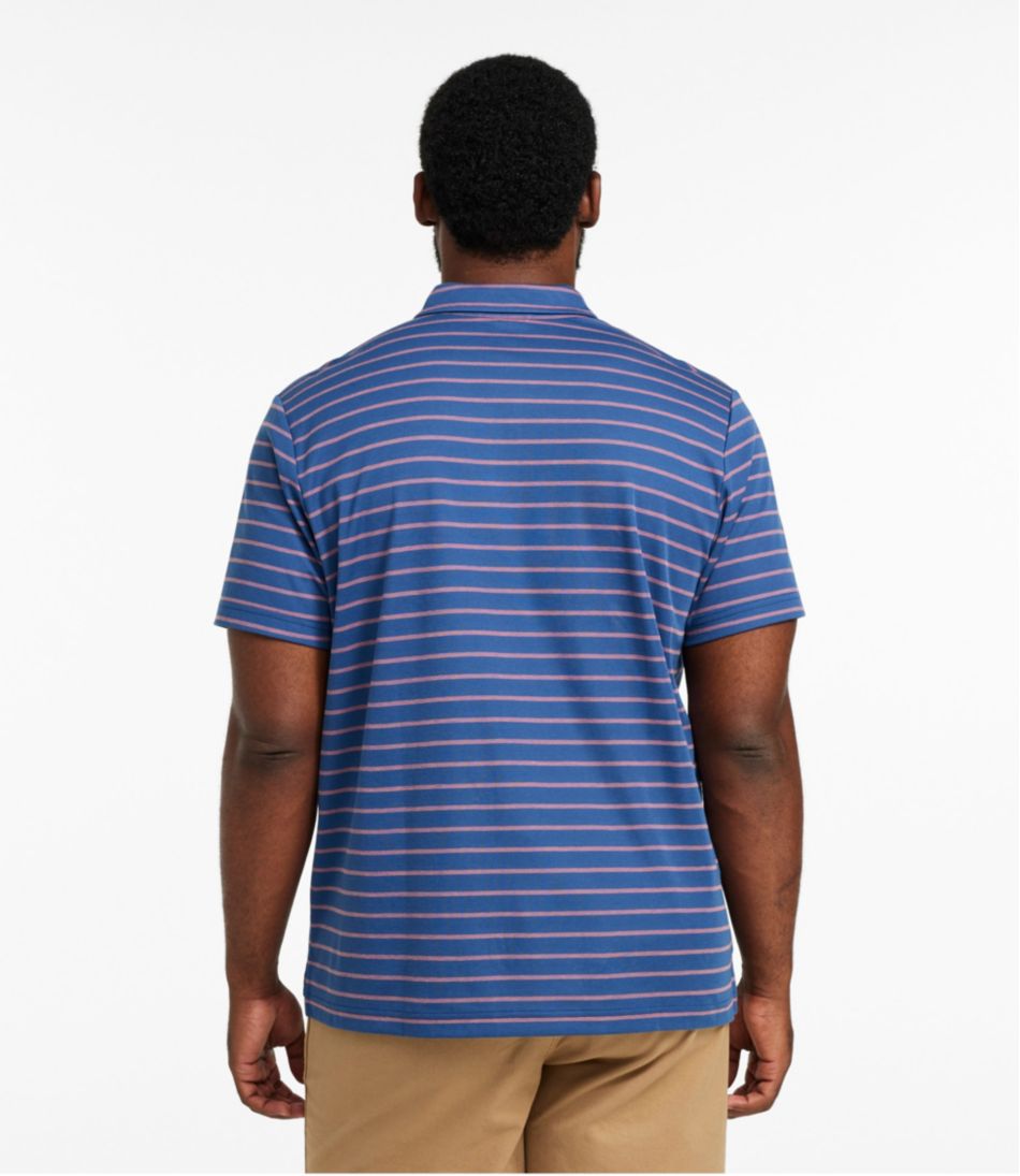 Men's Comfort Stretch Performance® Polo, Short-Sleeve, Slightly Fitted, Stripe | L.L.Bean near me
