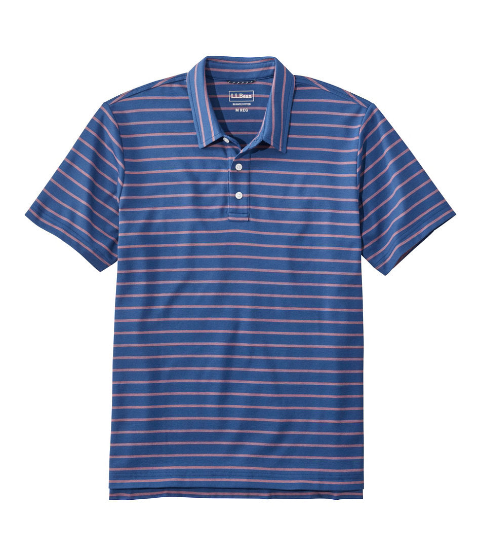 Men's Comfort Stretch Performance® Polo, Short-Sleeve, Slightly Fitted, Stripe | L.L.Bean near me