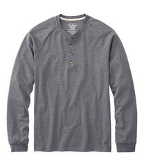 Men's Comfort Stretch Pima Tee Shirt, Long-Sleeve Henley | L.L.Bean online
