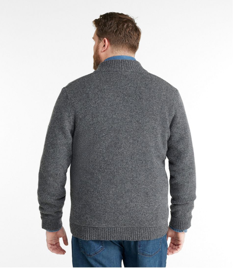 Men's L.L.Bean Classic Ragg Wool Sweater, Full-Zip Flannel-Lined | L.L.Bean discount