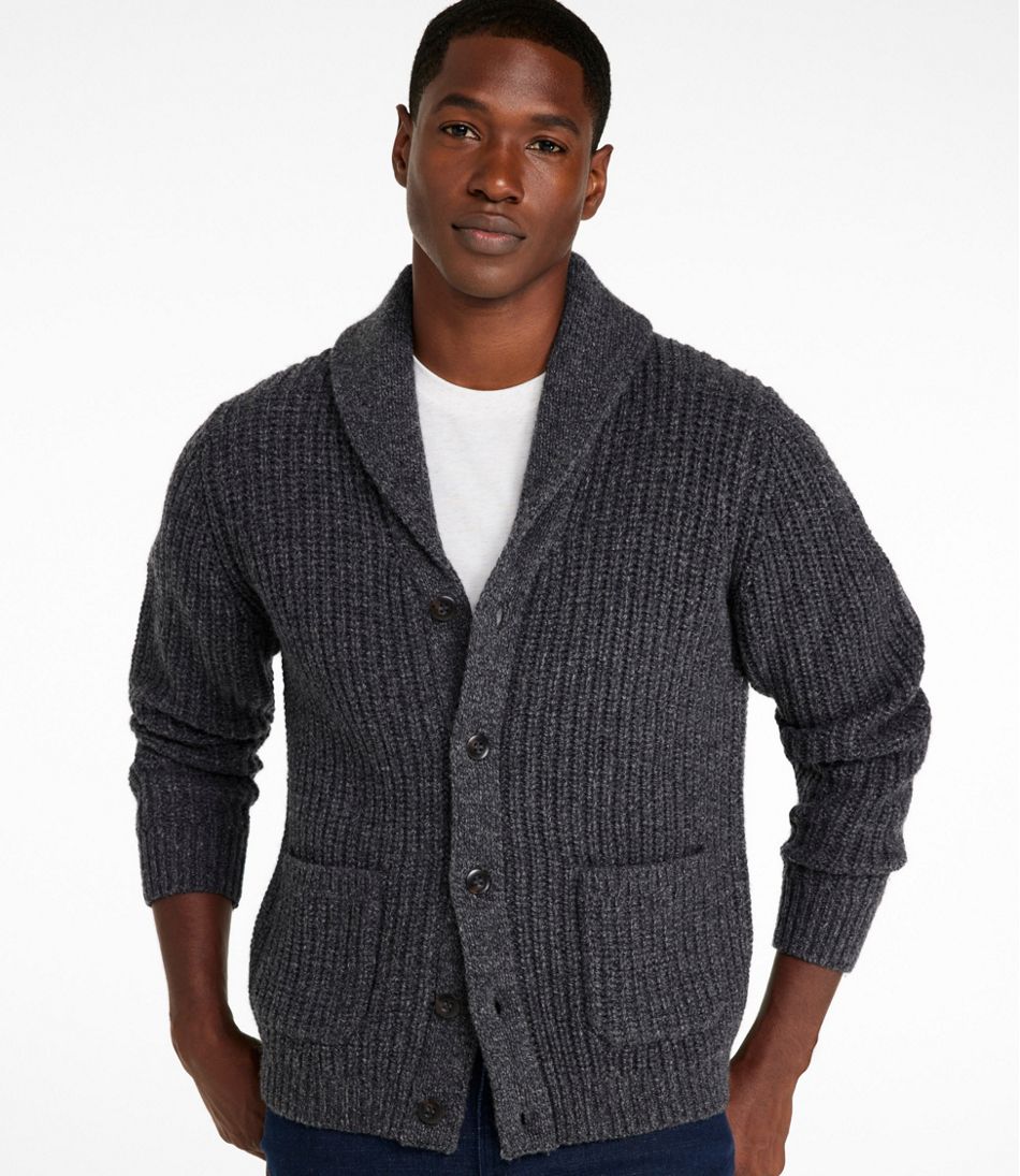 Men's L.L.Bean Classic Ragg Wool Sweater, Cardigan | L.L.Bean outlet