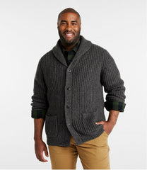 Men's L.L.Bean Classic Ragg Wool Sweater, Cardigan | L.L.Bean outlet