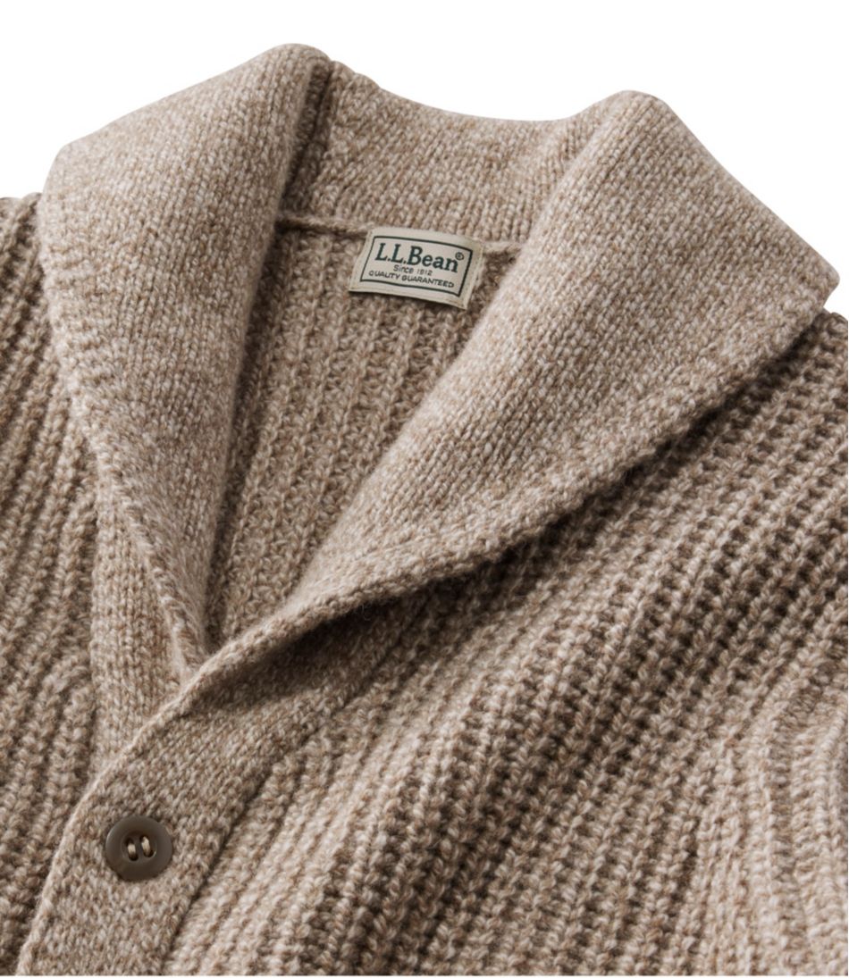 Men's L.L.Bean Classic Ragg Wool Sweater, Cardigan | L.L.Bean outlet