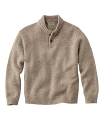 Men's L.L.Bean Classic Ragg Wool Sweater, Henley | L.L.Bean online