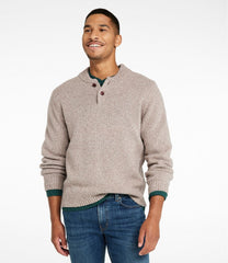 Men's L.L.Bean Classic Ragg Wool Sweater, Henley | L.L.Bean online