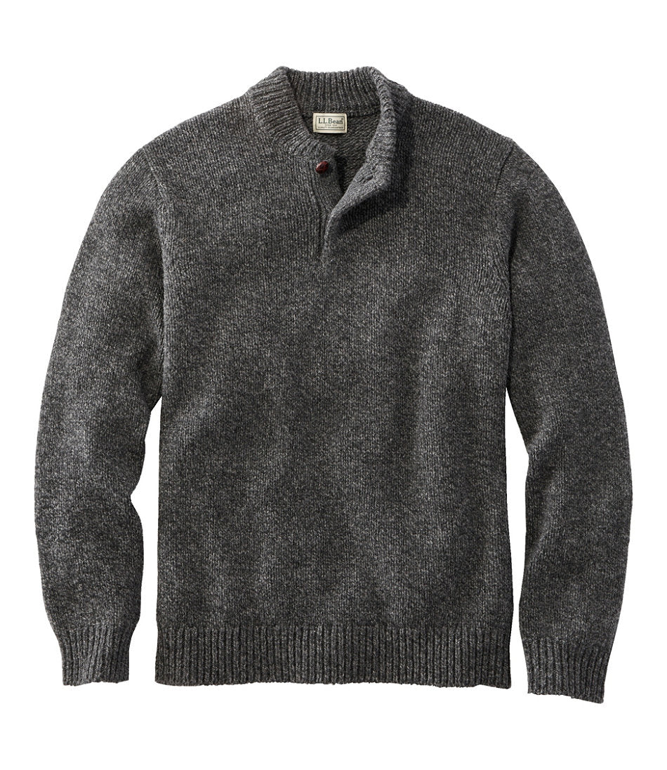 Men's L.L.Bean Classic Ragg Wool Sweater, Henley | L.L.Bean online