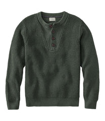 Men's L.L.Bean Organic Cotton Waffle Sweater, Henley | L.L.Bean for sale