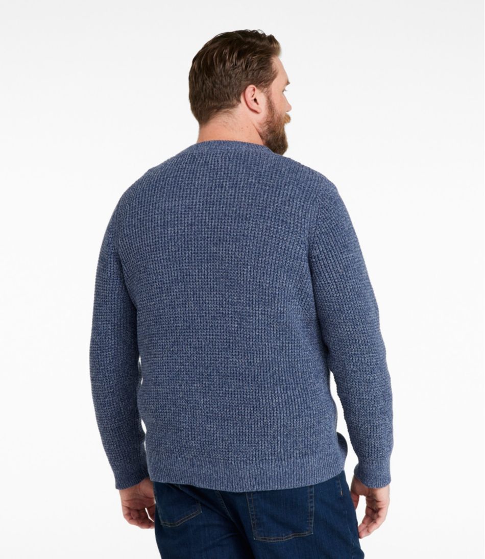 Men's L.L.Bean Organic Cotton Waffle Sweater, Henley | L.L.Bean for sale