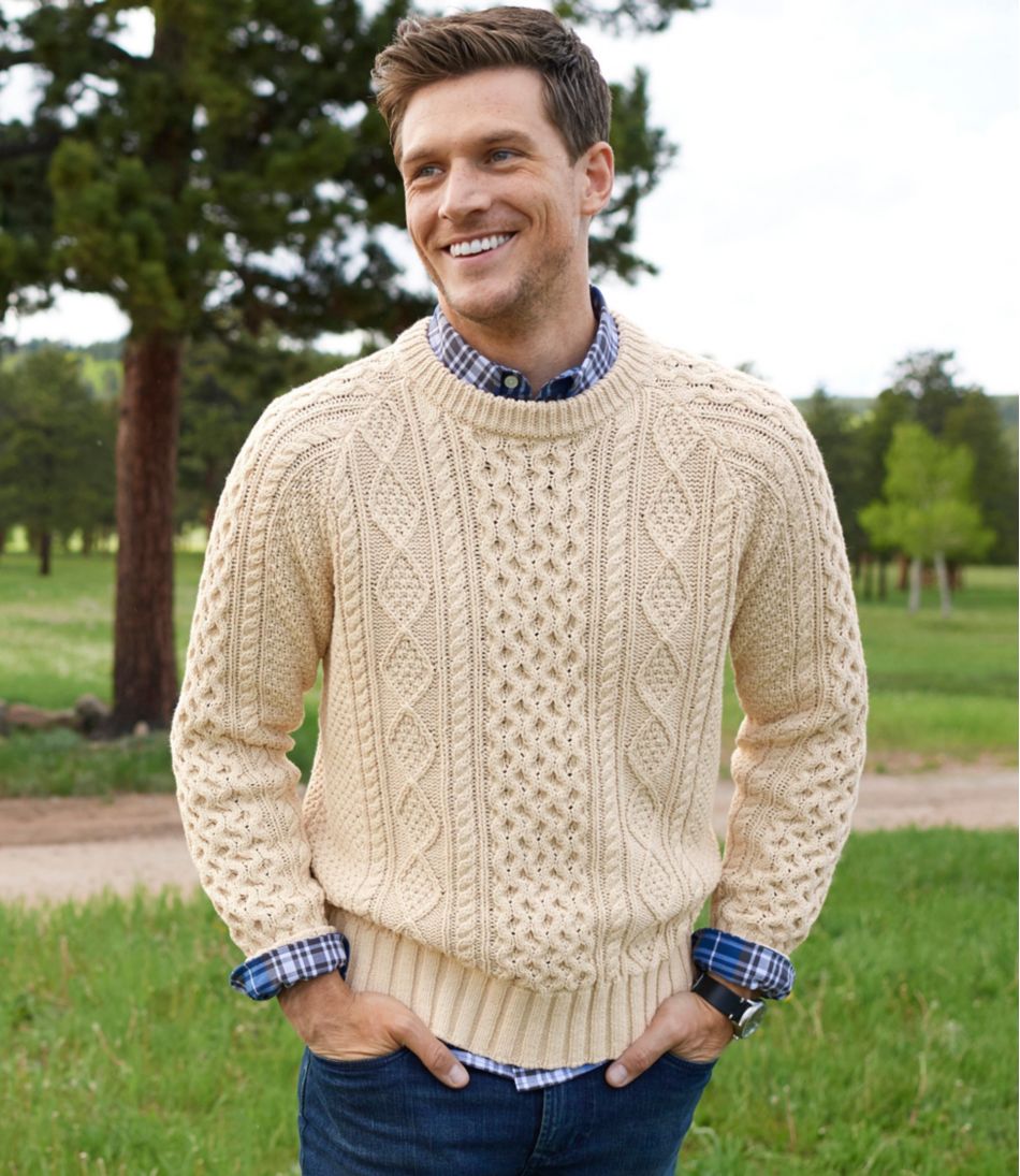 Men's Signature Cotton Fisherman Sweater | L.L.Bean near me