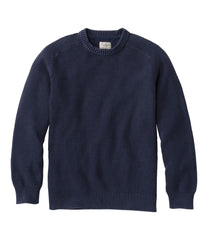 Men's Sunwashed Textured Cotton Sweater, Crewneck | L.L.Bean discount