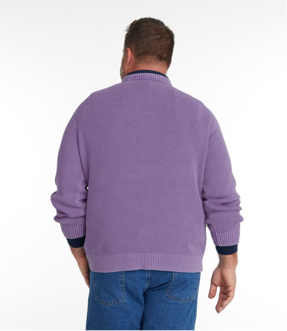 Men's Sunwashed Textured Cotton Sweater, Crewneck | L.L.Bean discount