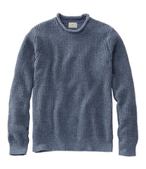 Men's L.L.Bean Organic Cotton Waffle Sweater, Rollneck Crew | L.L.Bean sale