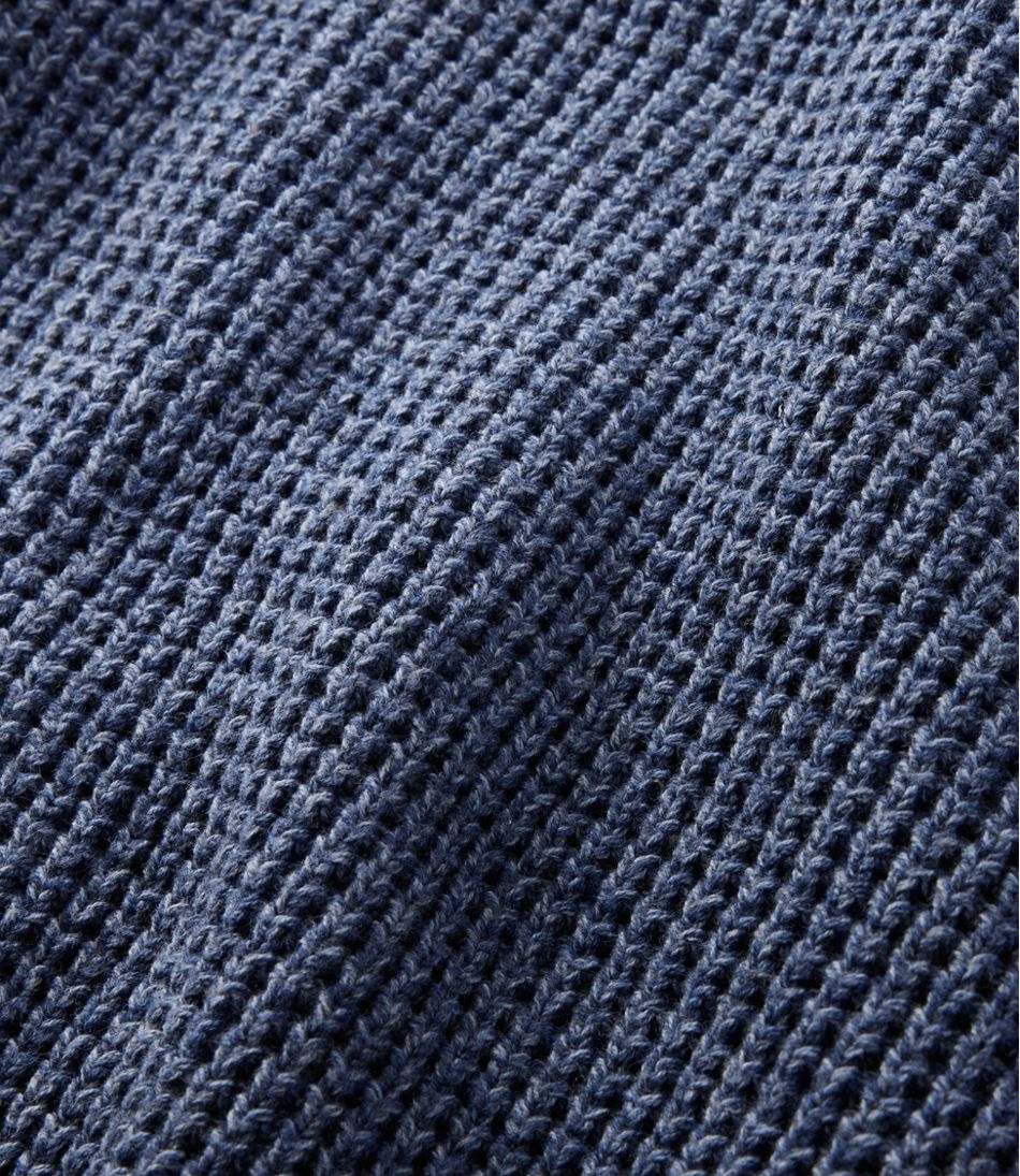 Men's L.L.Bean Organic Cotton Waffle Sweater, Rollneck Crew | L.L.Bean sale