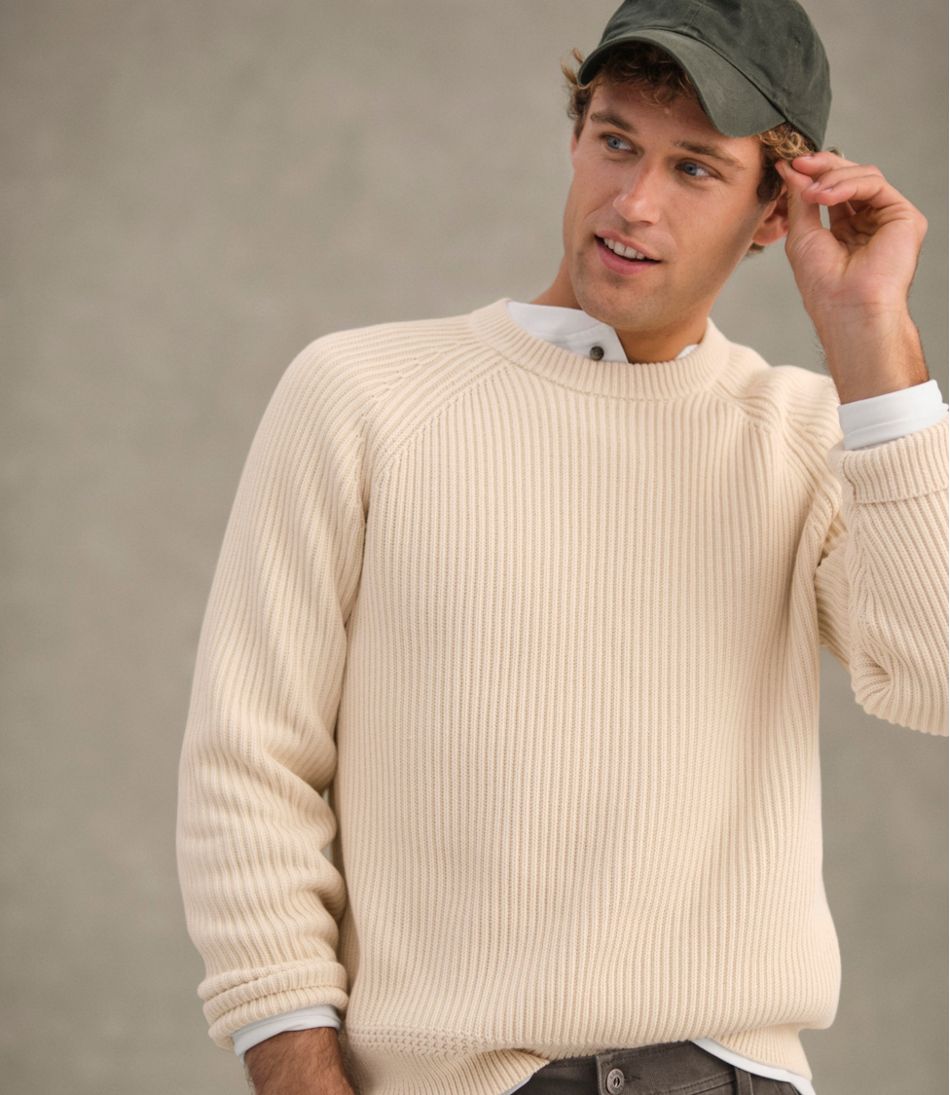 Men's Mariner Rib Crew Sweater | L.L.Bean for sale