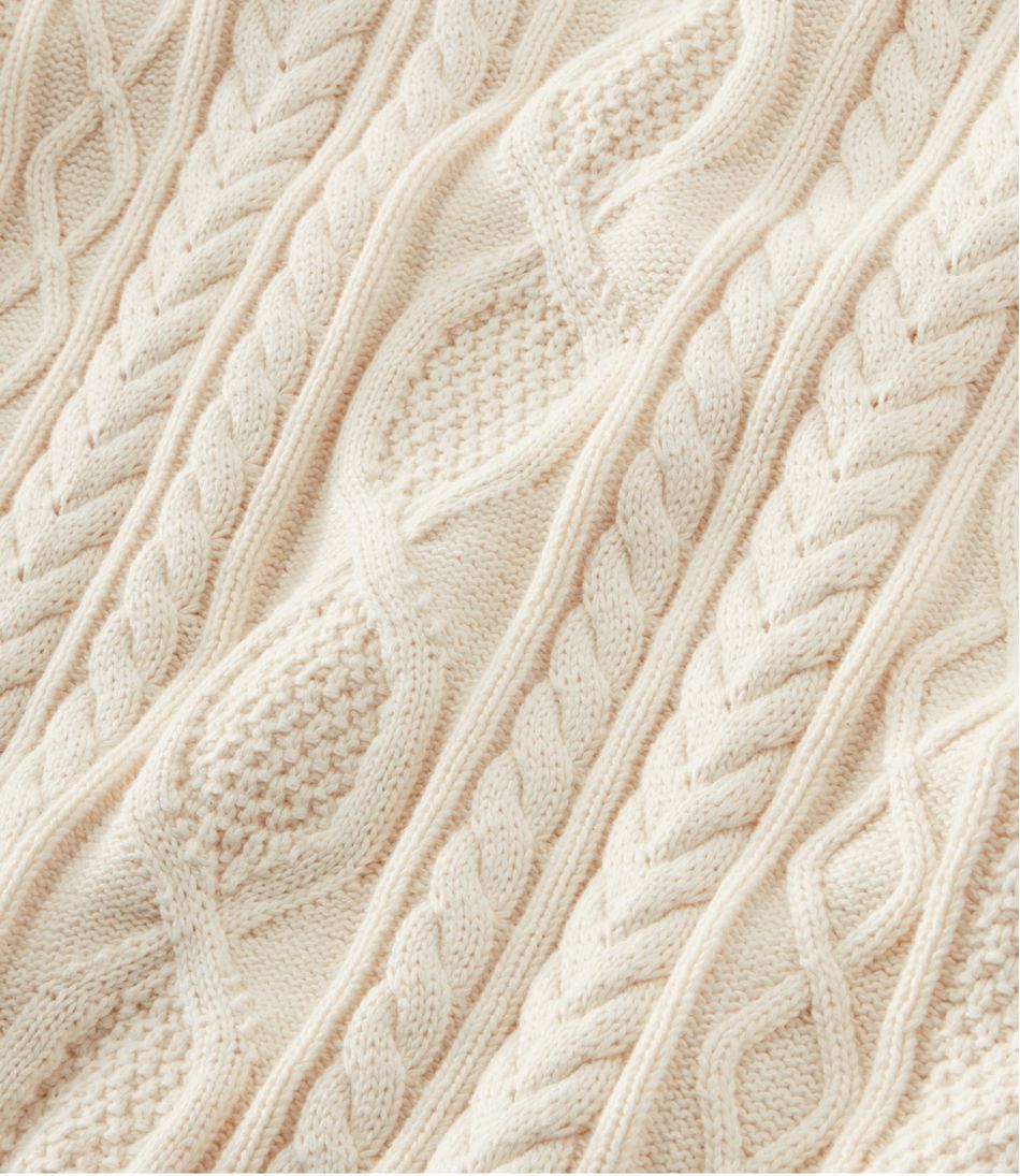Men's Bean's Heritage Soft Cotton Fisherman Sweater, Crewneck | L.L.Bean on sale