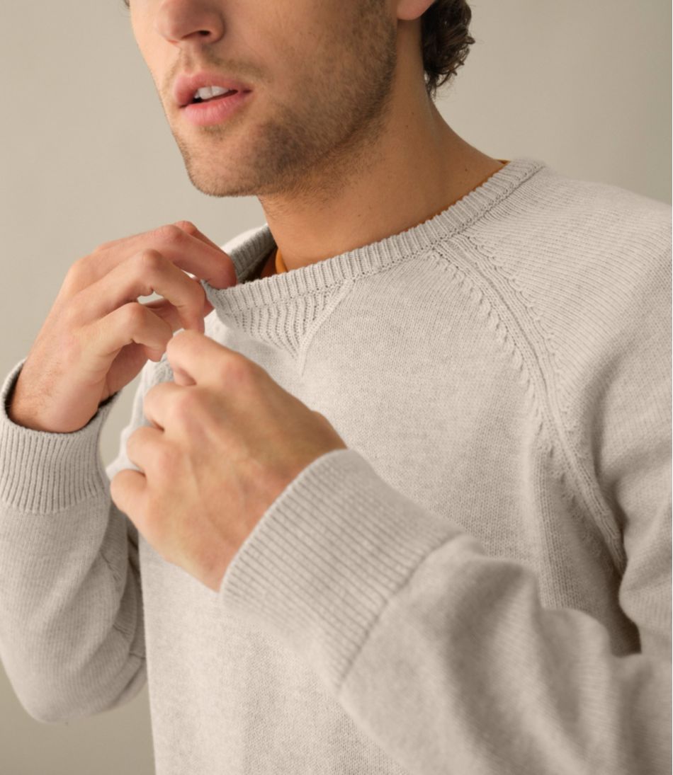 Men's Wicked Soft Cotton/Cashmere Sweater, Crewneck | L.L.Bean near me
