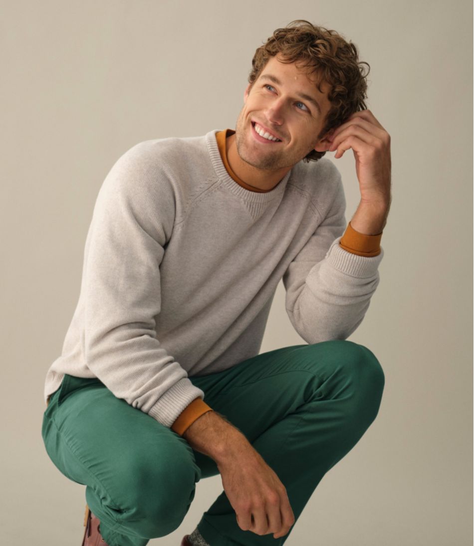 Men's Wicked Soft Cotton/Cashmere Sweater, Crewneck | L.L.Bean near me