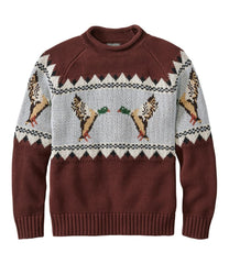 Men's Signature Organic Cotton Rollneck Sweater, Fair Isle | L.L.Bean online