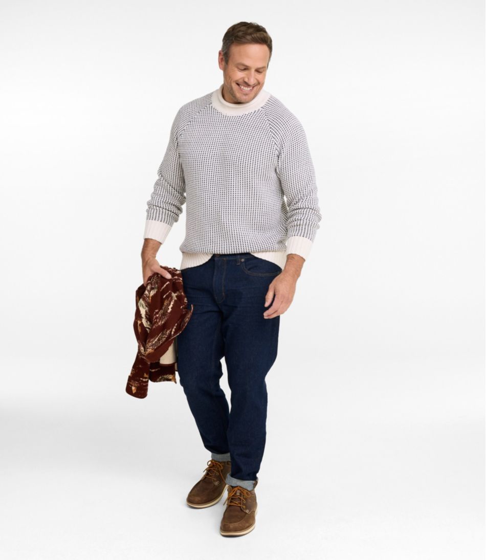 Men's Signature Organic Cotton Rollneck Sweater, Fair Isle | L.L.Bean online