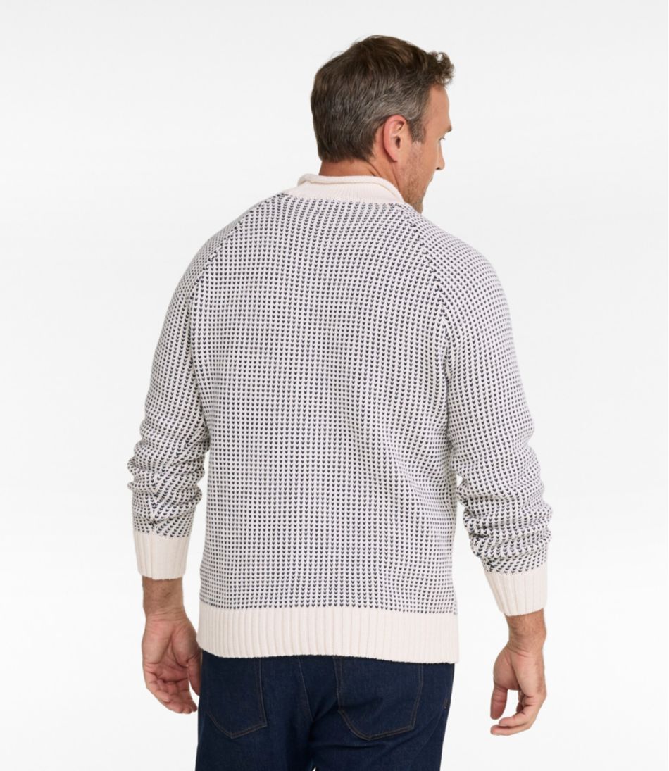 Men's Signature Organic Cotton Rollneck Sweater, Fair Isle | L.L.Bean online