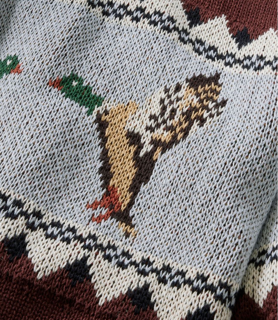 Men's Signature Organic Cotton Rollneck Sweater, Fair Isle | L.L.Bean online