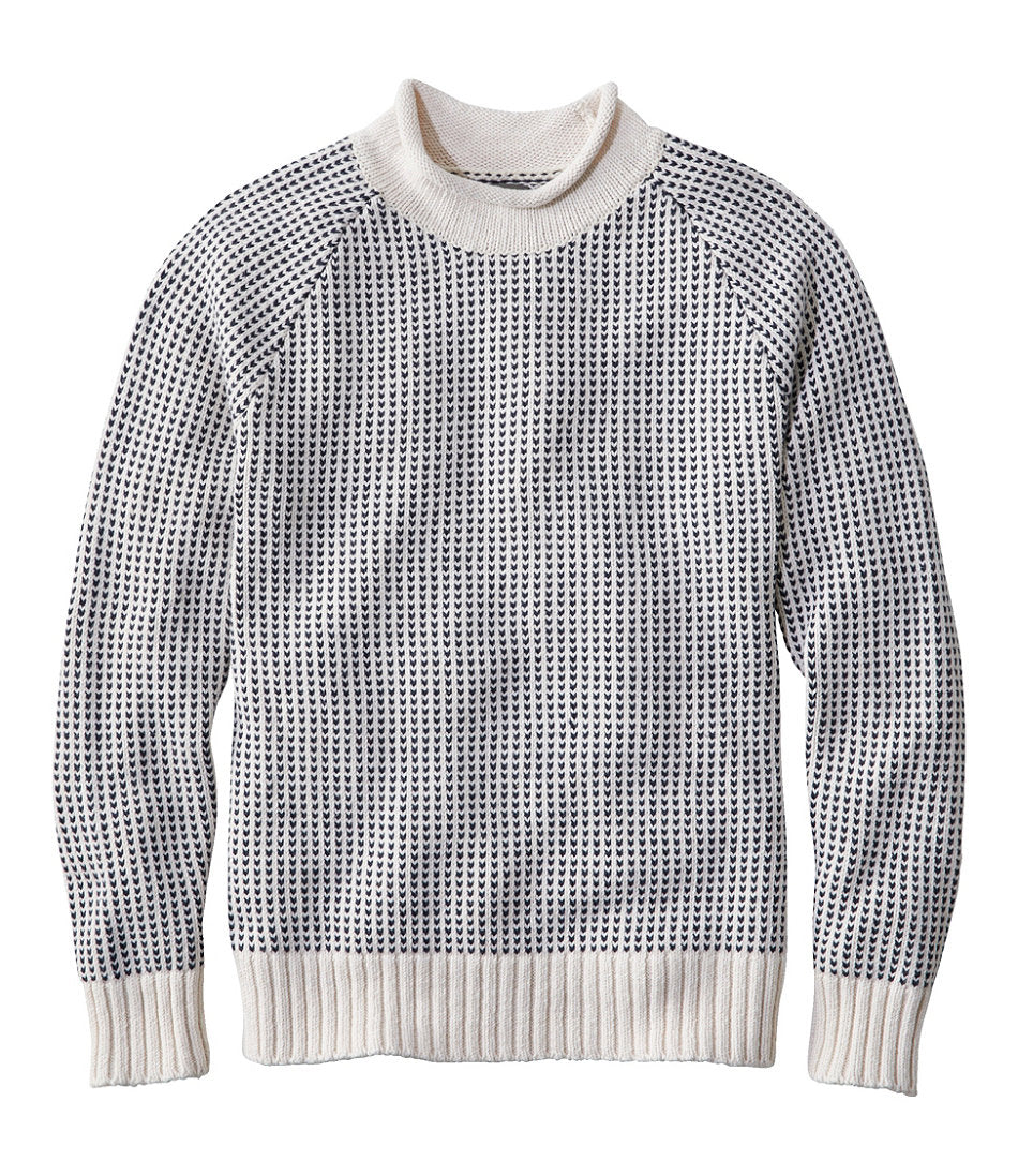 Men's Signature Organic Cotton Rollneck Sweater, Fair Isle | L.L.Bean online