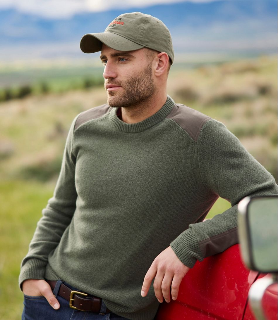 Men's Maine Guide Lightweight Lambswool Sweater | L.L.Bean for sale