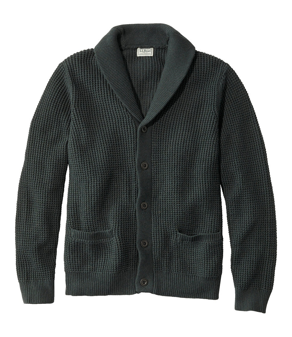 Men's Organic Cotton Waffle Sweater, Cardigan | L.L.Bean near me