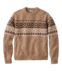 Men's Bean's Classic Ragg Wool Sweater, Crewneck, Fair Isle | L.L.Bean sale