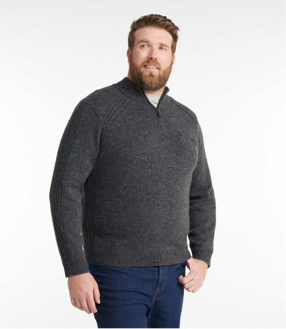Men's Rangeley Merino Sweater, Quarter-Zip | L.L.Bean outlet
