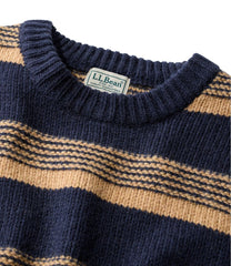 Men's Bean's Classic Ragg Wool Sweater, Crewneck, Stripe | L.L.Bean for sale