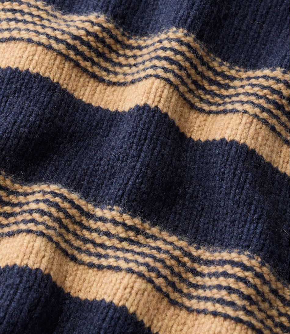 Men's Bean's Classic Ragg Wool Sweater, Crewneck, Stripe | L.L.Bean for sale