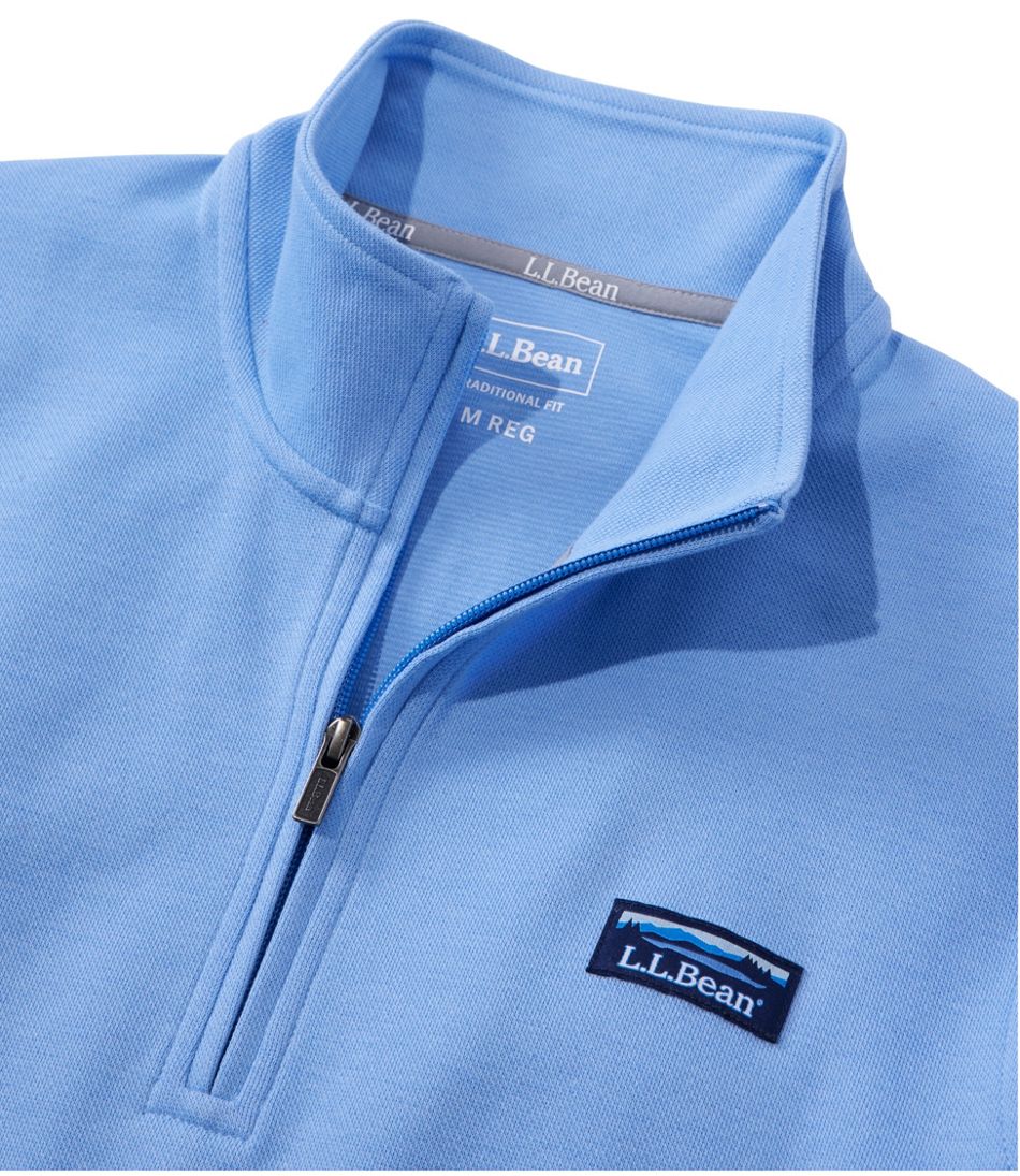 Men's Comfort Stretch Performance® Piqué, Quarter-Zip Pullover | L.L.Bean discount