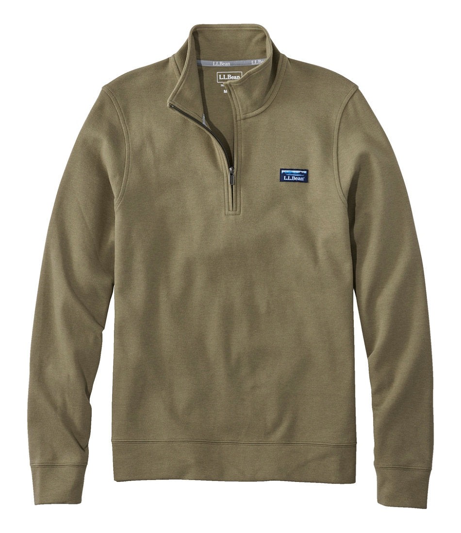 Men's Comfort Stretch Performance® Piqué, Quarter-Zip Pullover | L.L.Bean discount