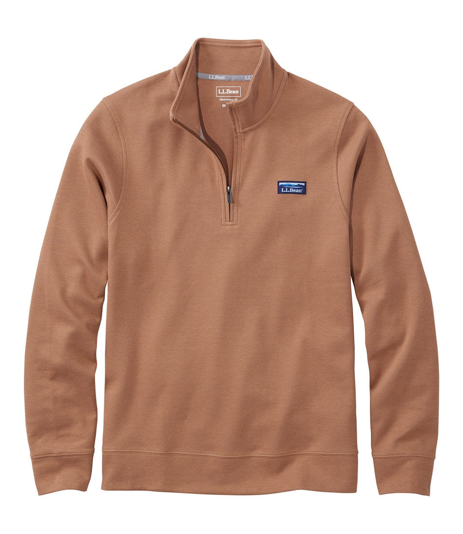 Men's Comfort Stretch Performance® Piqué, Quarter-Zip Pullover | L.L.Bean discount