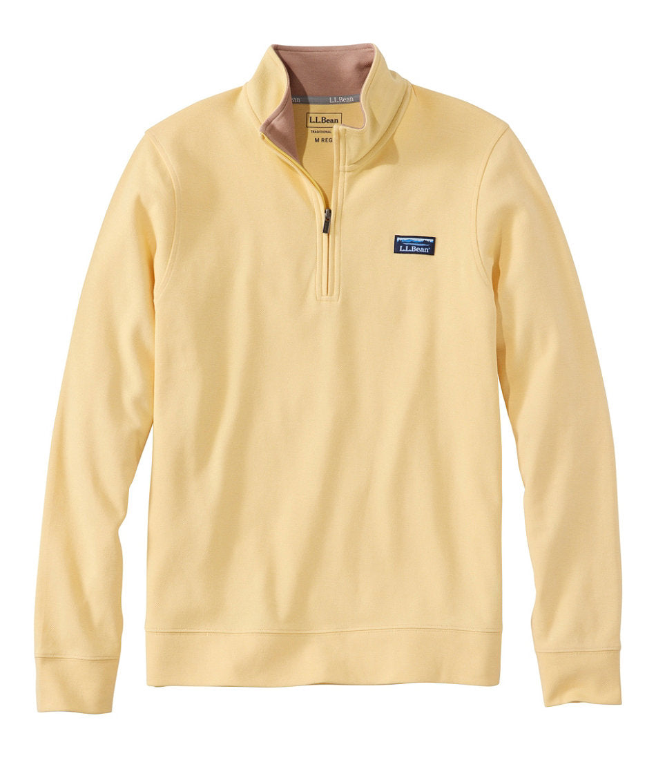 Men's Comfort Stretch Performance® Piqué, Quarter-Zip Pullover | L.L.Bean discount