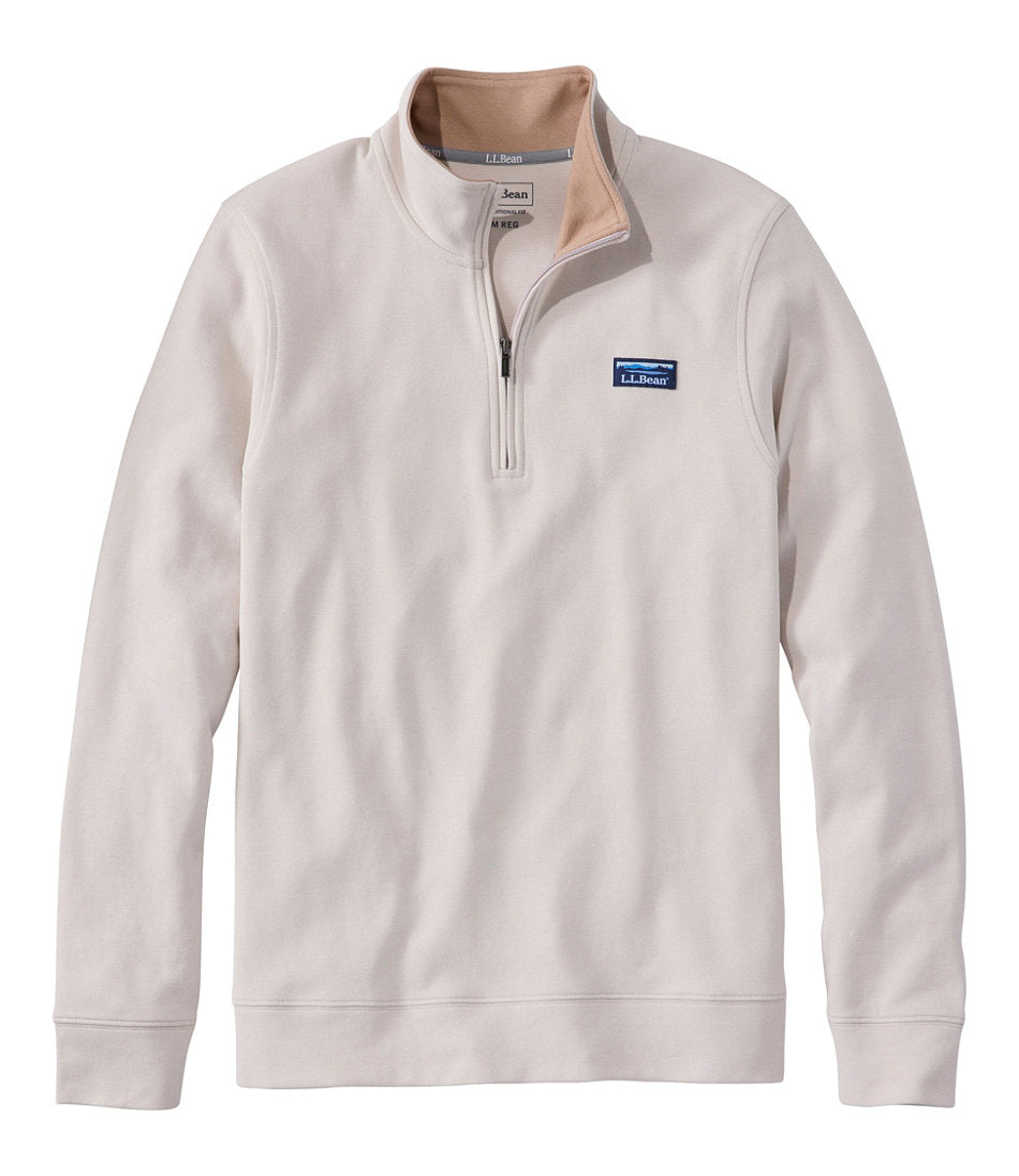 Men's Comfort Stretch Performance® Piqué, Quarter-Zip Pullover | L.L.Bean discount