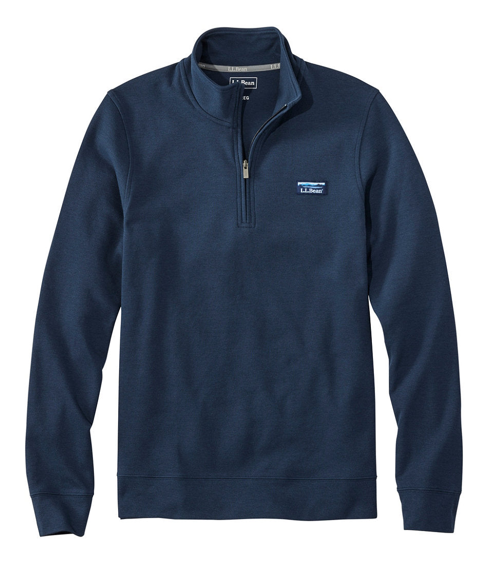 Men's Comfort Stretch Performance® Piqué, Quarter-Zip Pullover | L.L.Bean discount