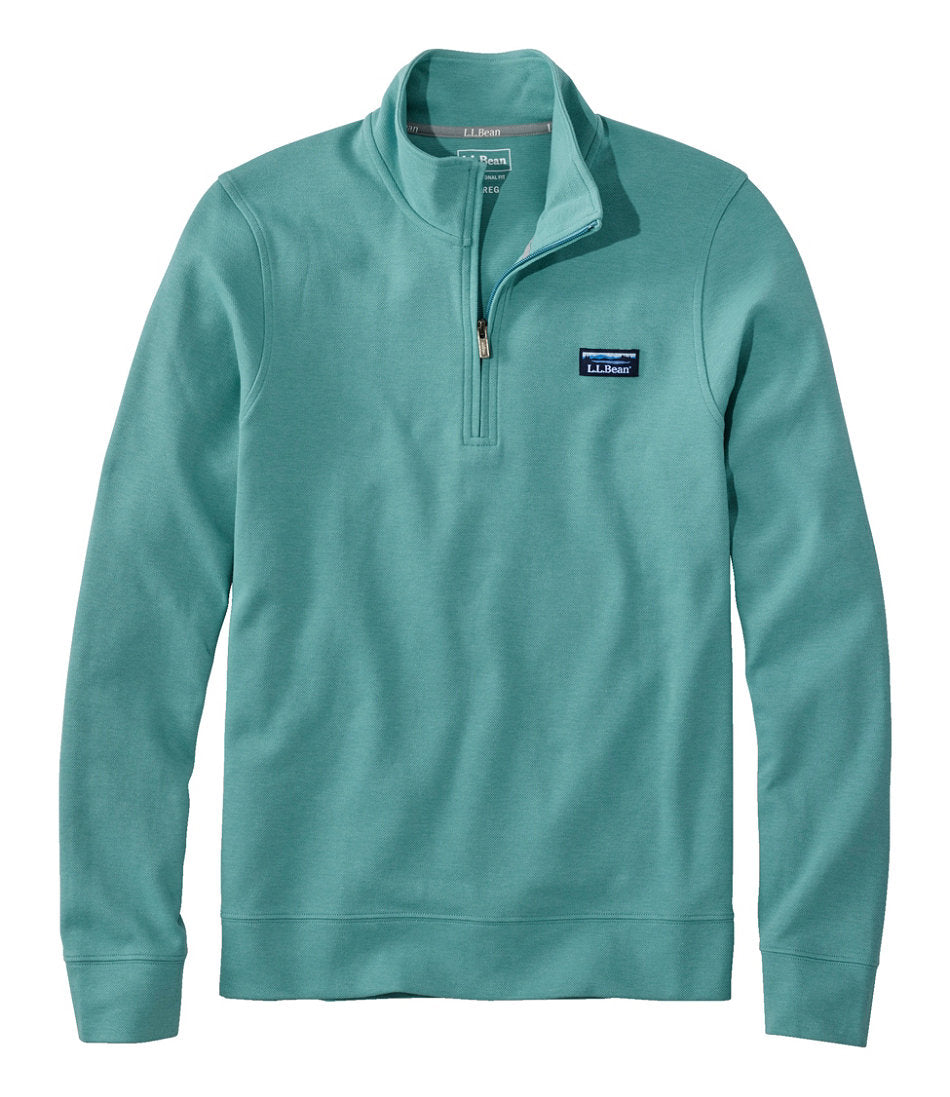 Men's Comfort Stretch Performance® Piqué, Quarter-Zip Pullover | L.L.Bean discount