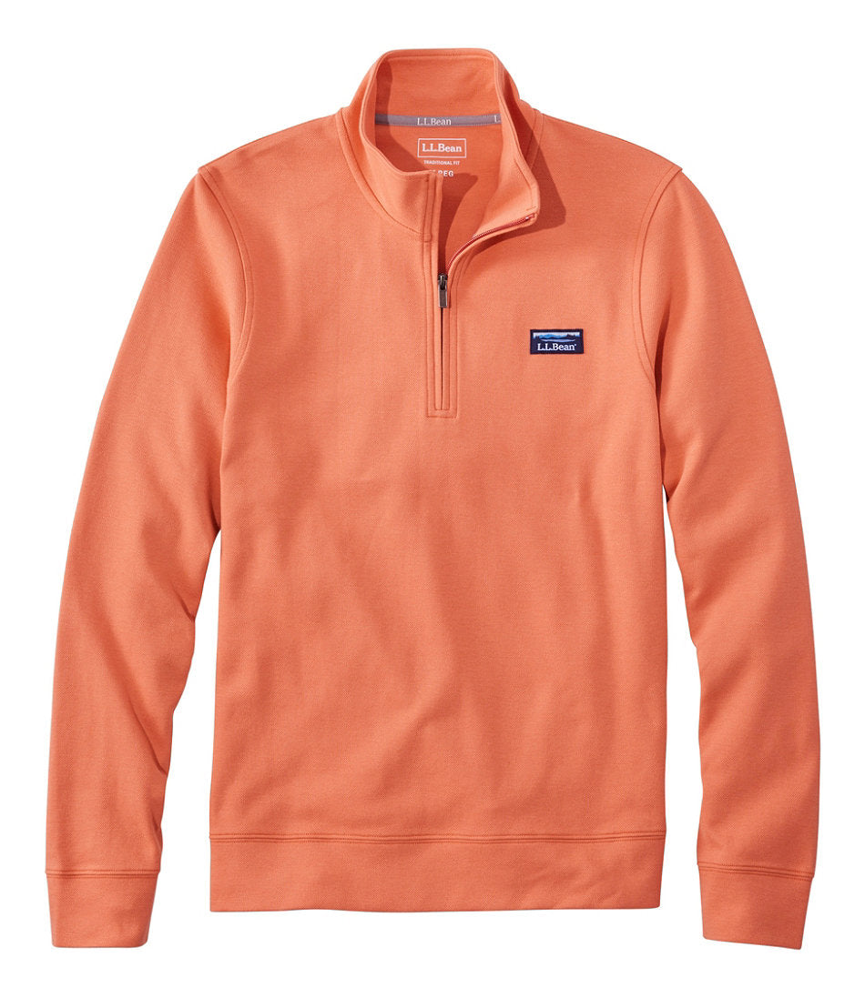 Men's Comfort Stretch Performance® Piqué, Quarter-Zip Pullover | L.L.Bean discount