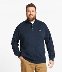 Men's Quilted Sweatshirt, Mockneck | L.L.Bean outlet